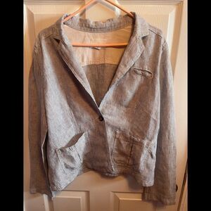 Caslon linen jacket sz L